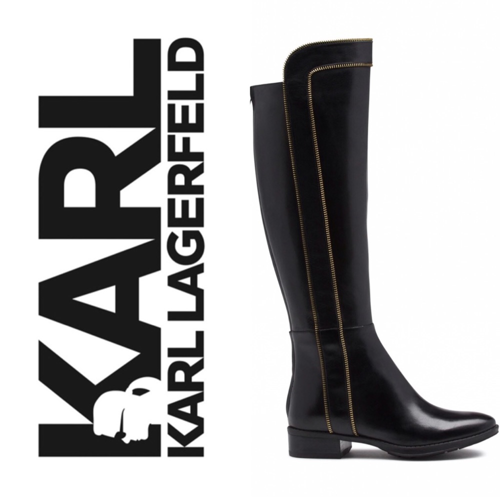 🆕🌼 Karl Lagerfeld “MiMi” Riding Boots🌼